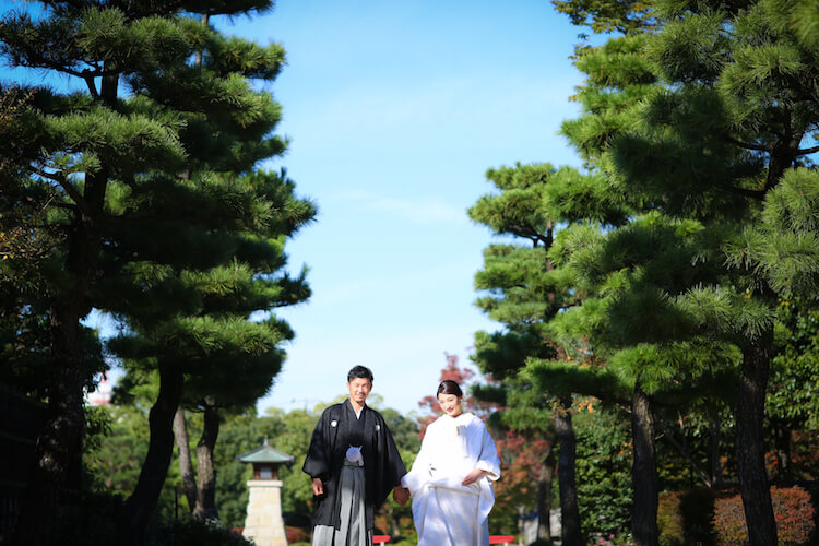 白鳥庭園前撮り写真7