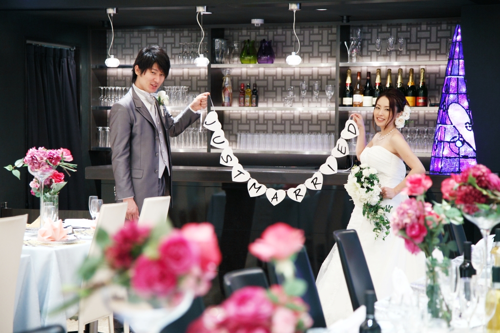 写真での結婚式☆