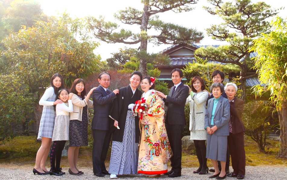 ご家族あったか結婚写真