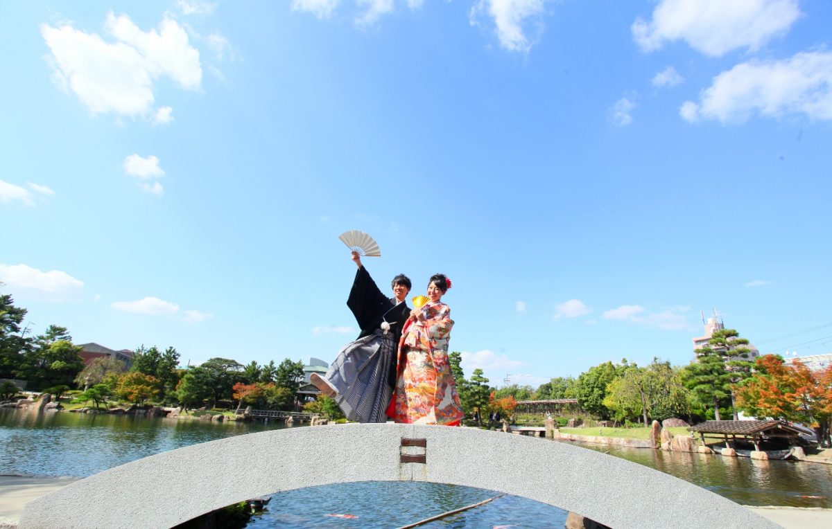 青空・緑に囲まれて