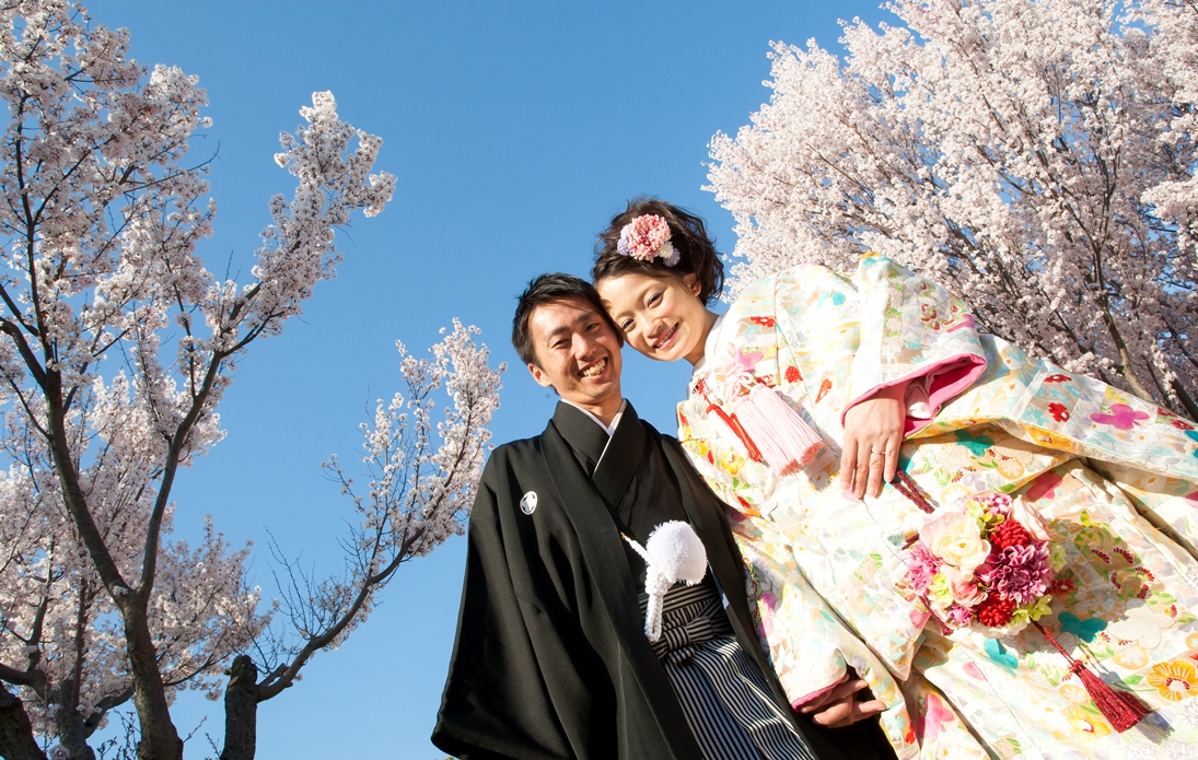 青空×桜×前撮り^^