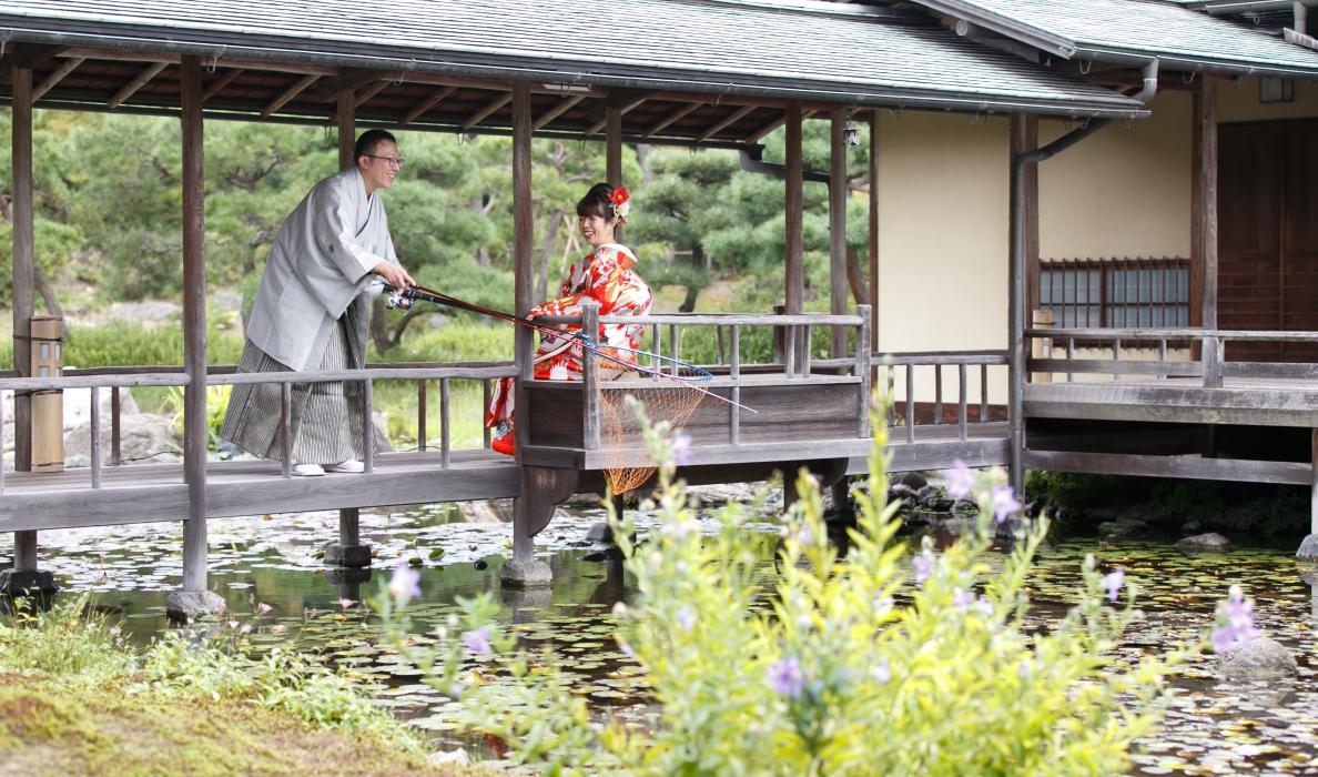 フォトウエディングでも釣ったど～♡