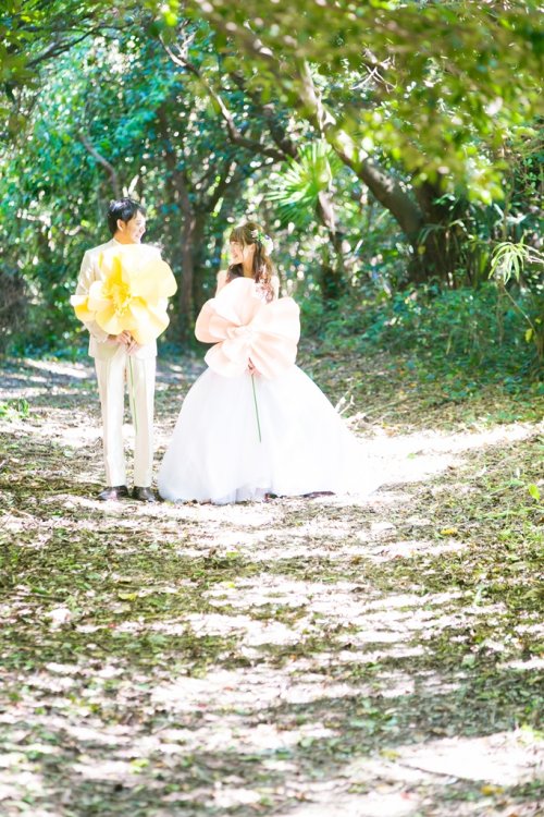 佐久島で撮った結婚写真