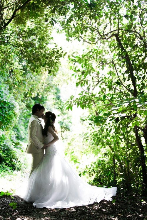 オシャレでナチュラルな結婚写真