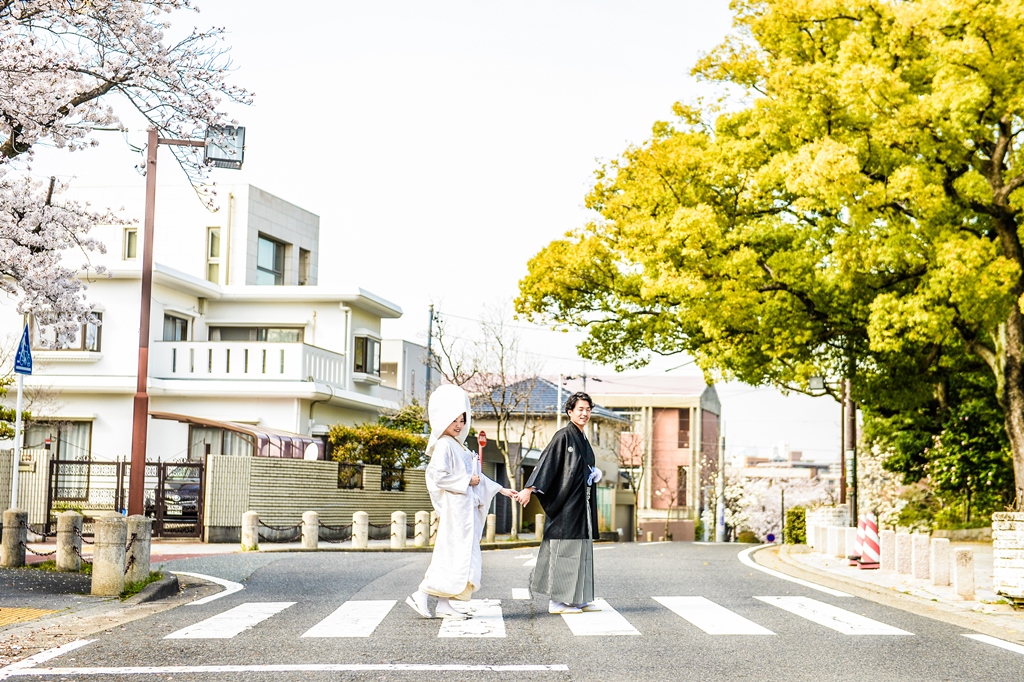 晴れた日、手をつないで徳川園へ♪