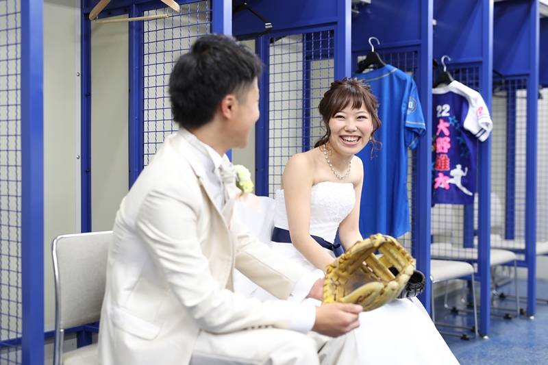 可愛いおちゃめな新婦さん