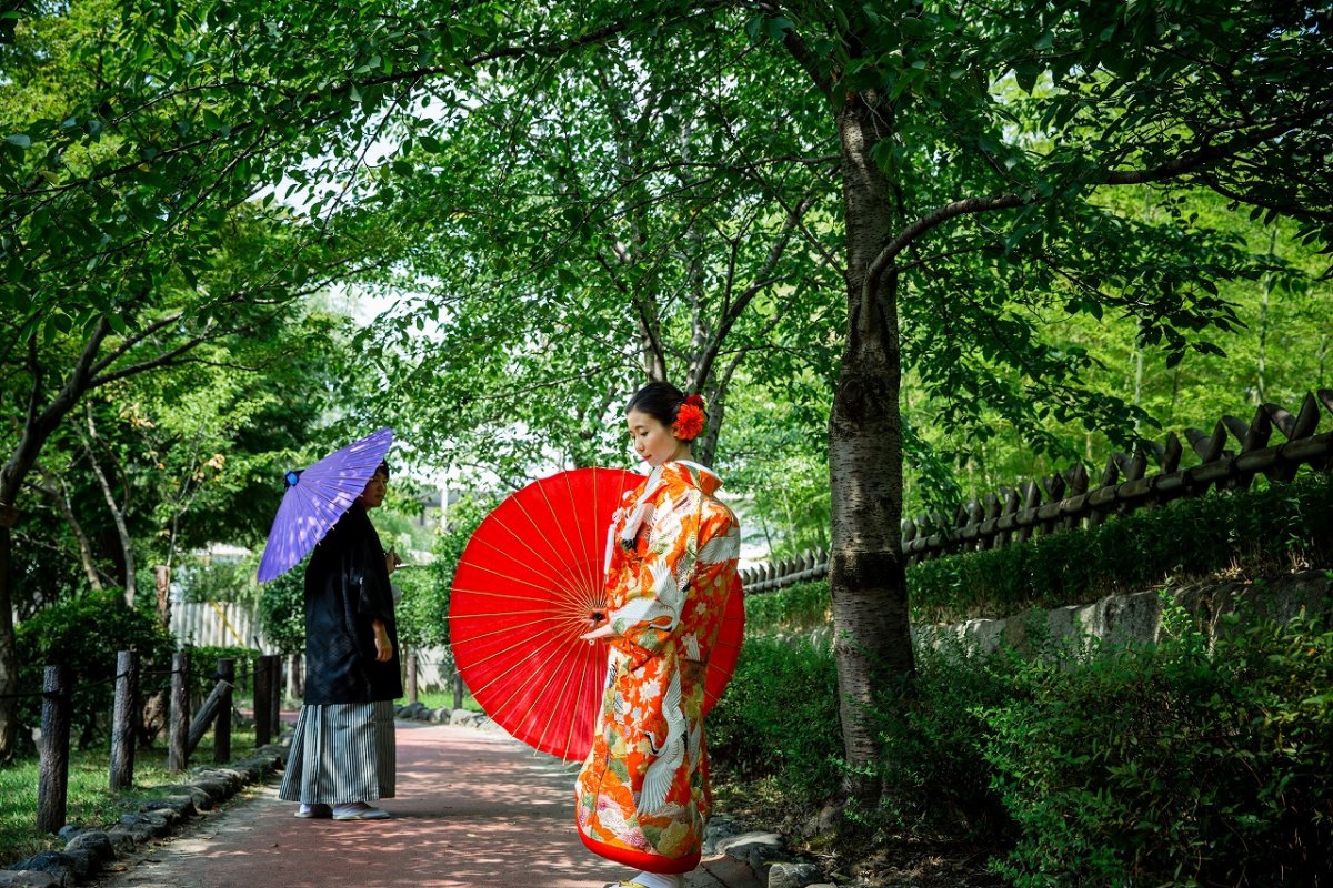 暑さに負けない！元気いっぱい前撮りフォトウェディング