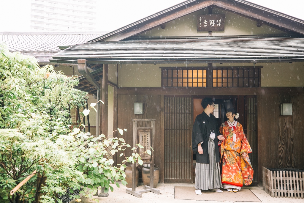 雨の中、笑顔の花咲く。