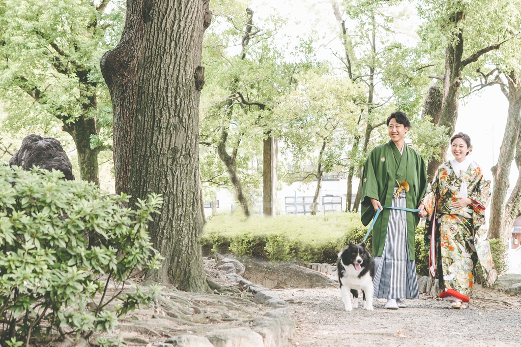 家族の一員、愛犬と素敵なひと時を。