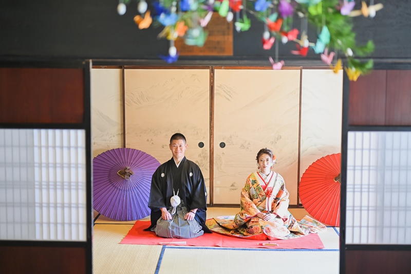 花嫁の憧れ。。♡白無垢×綿帽子×色打掛　豪華3パターン撮影☆彡