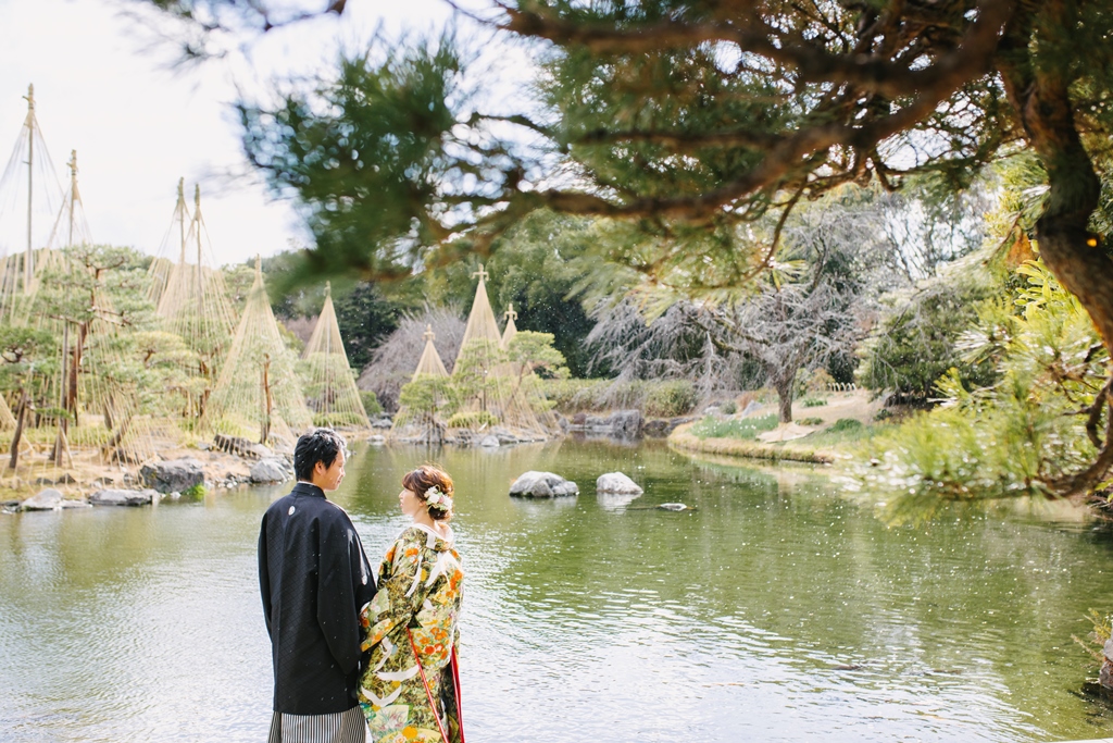 冬と春の間、、趣溢れる庭園撮影☆彡