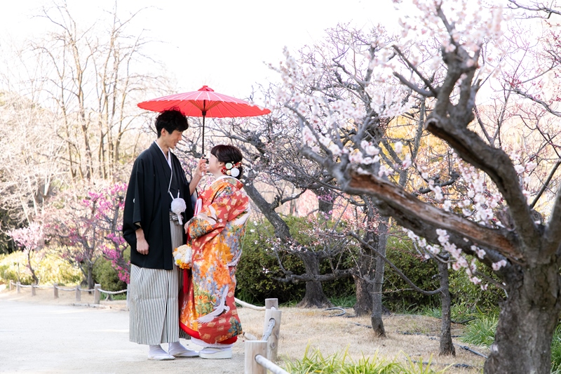 春の始まり、梅の花と供に♡