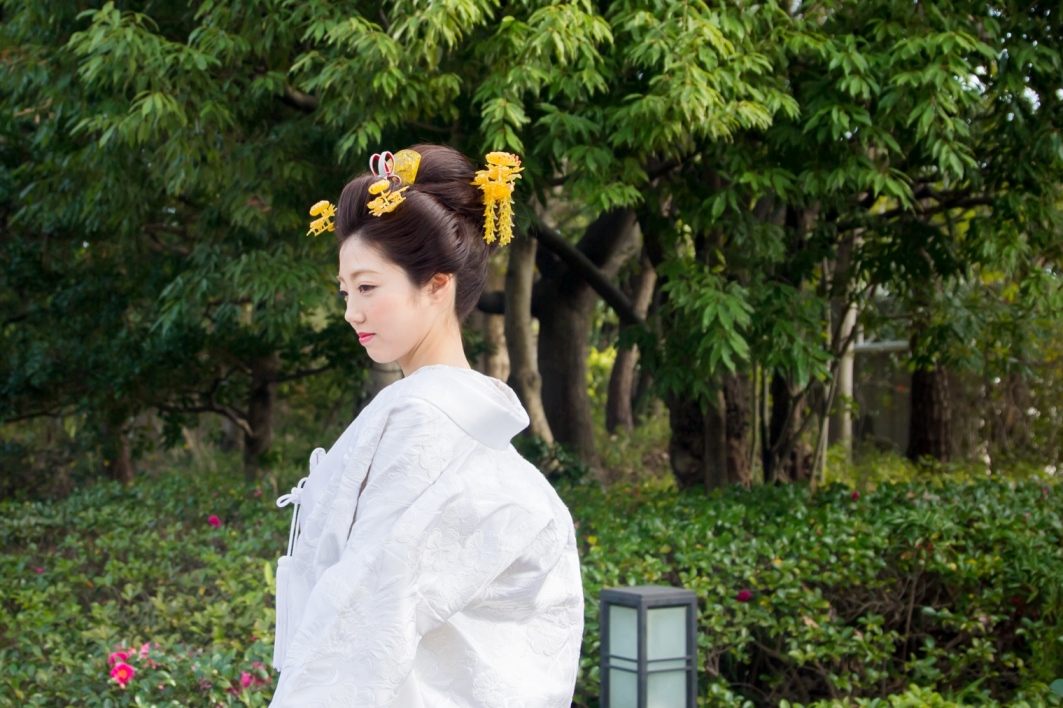 日本髪姿の花嫁