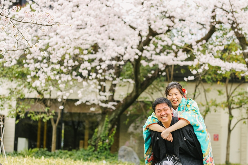 桜もお2人の笑顔も満開🌸