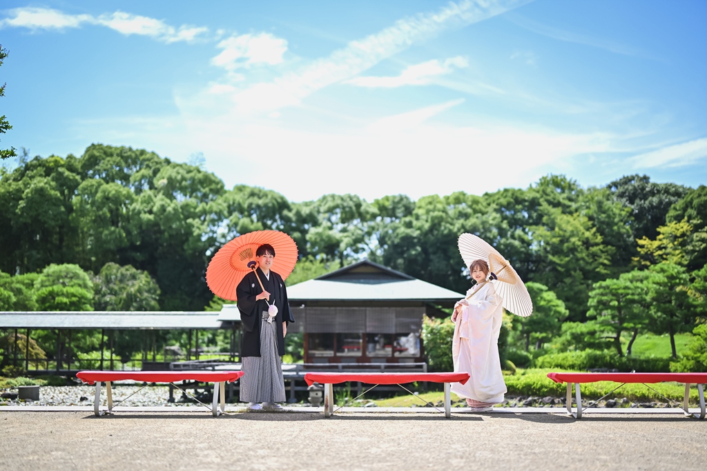 晴天！青空！青々とした木々！最高のコンディションで和装ロケ☺☆彡