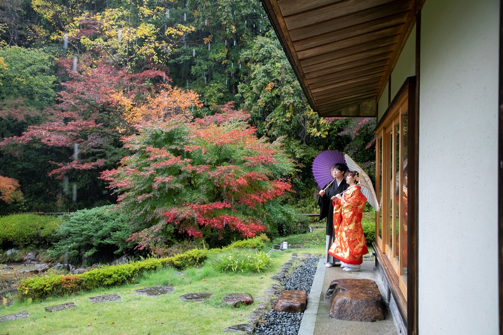 雨には雨の良さがある♪そんな前撮り撮影☆彡