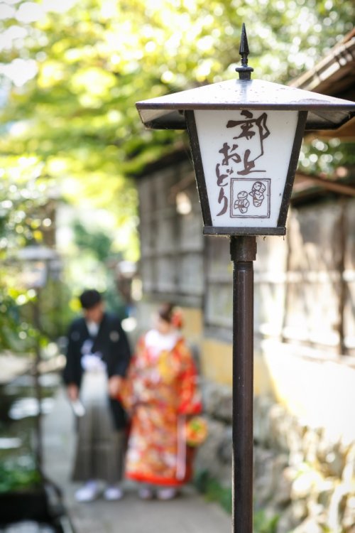 郡上八幡でフォトウェディング