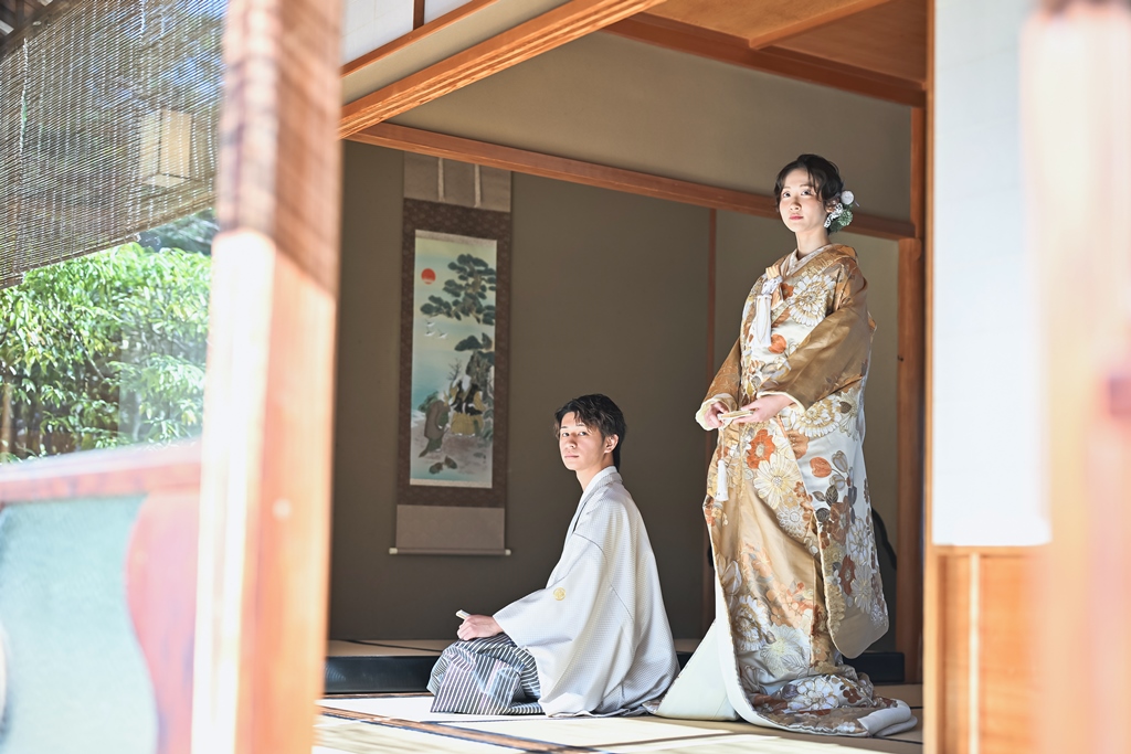 白鳥庭園　前撮り