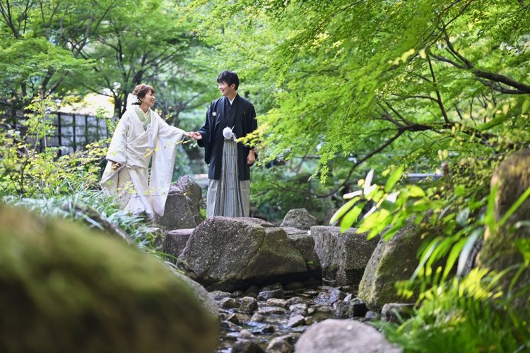 和装　徳川園