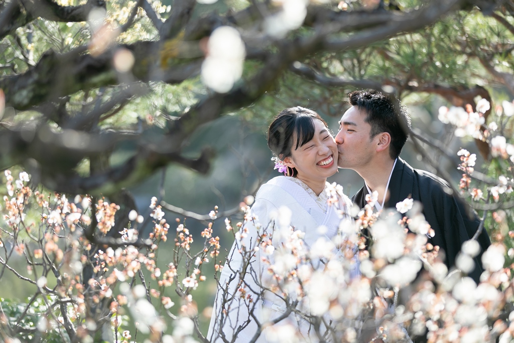 梅の花にも祝福されて☺♡