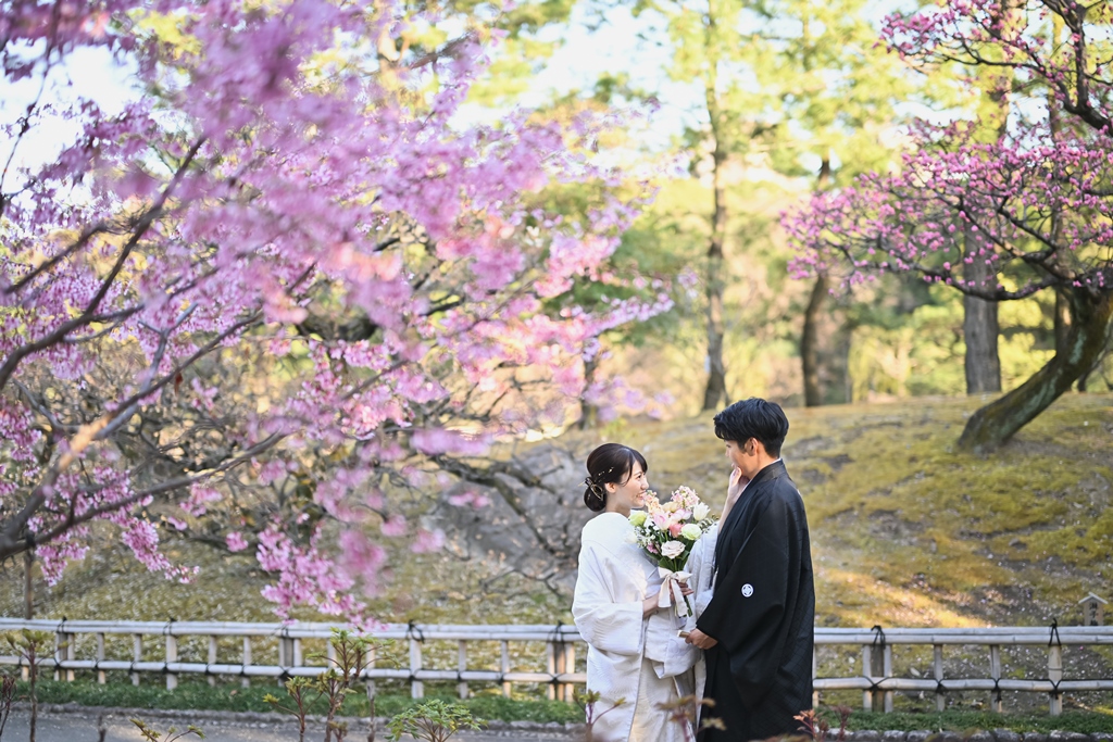 春のフォトウェディングなら徳川園に決まり！！！