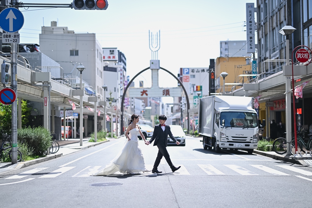 穏やかな街並みが特徴の大須商店街