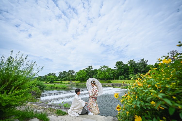 京都で和装前撮り