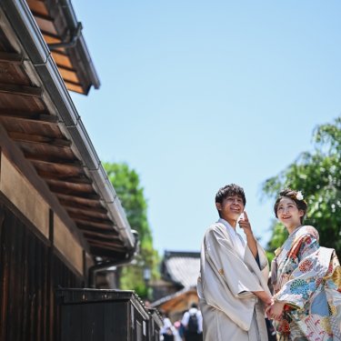 京都の下町でゆったりと撮影を楽しみながら