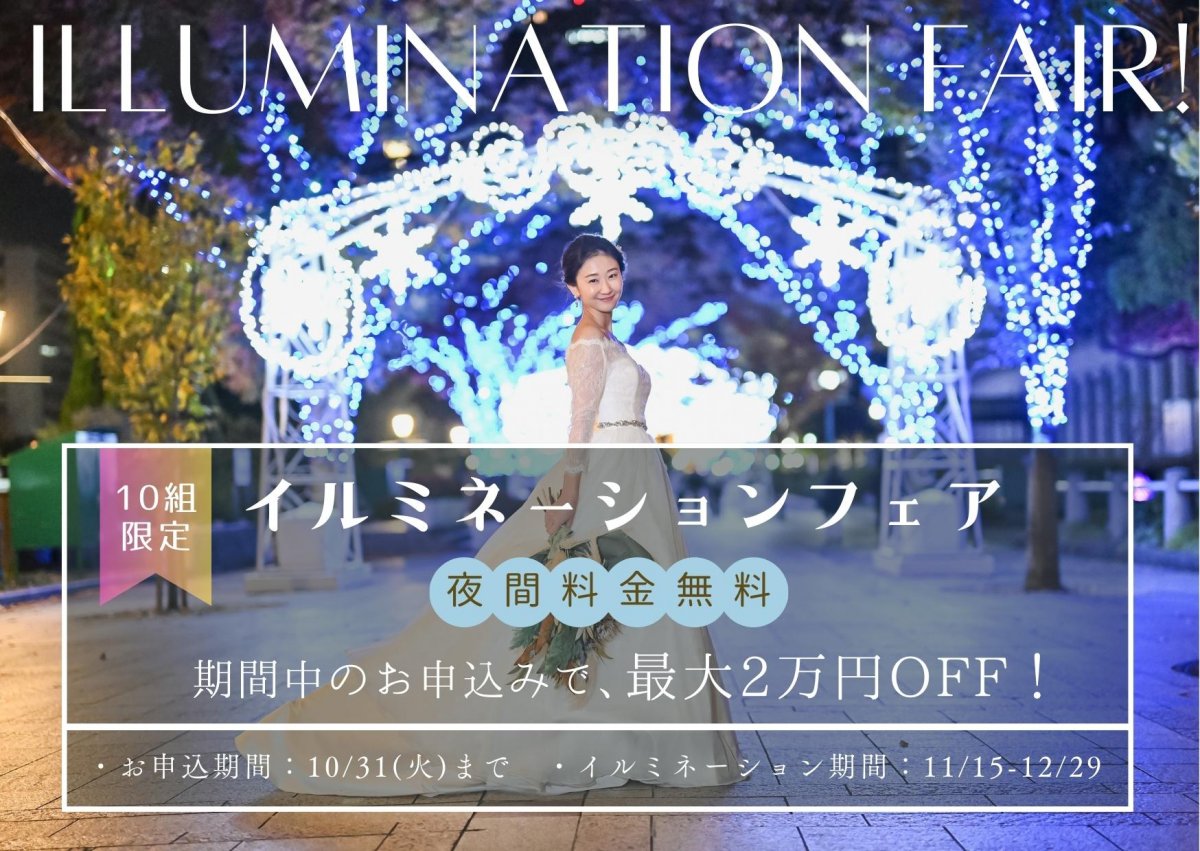 イルミネーションフェア開催中