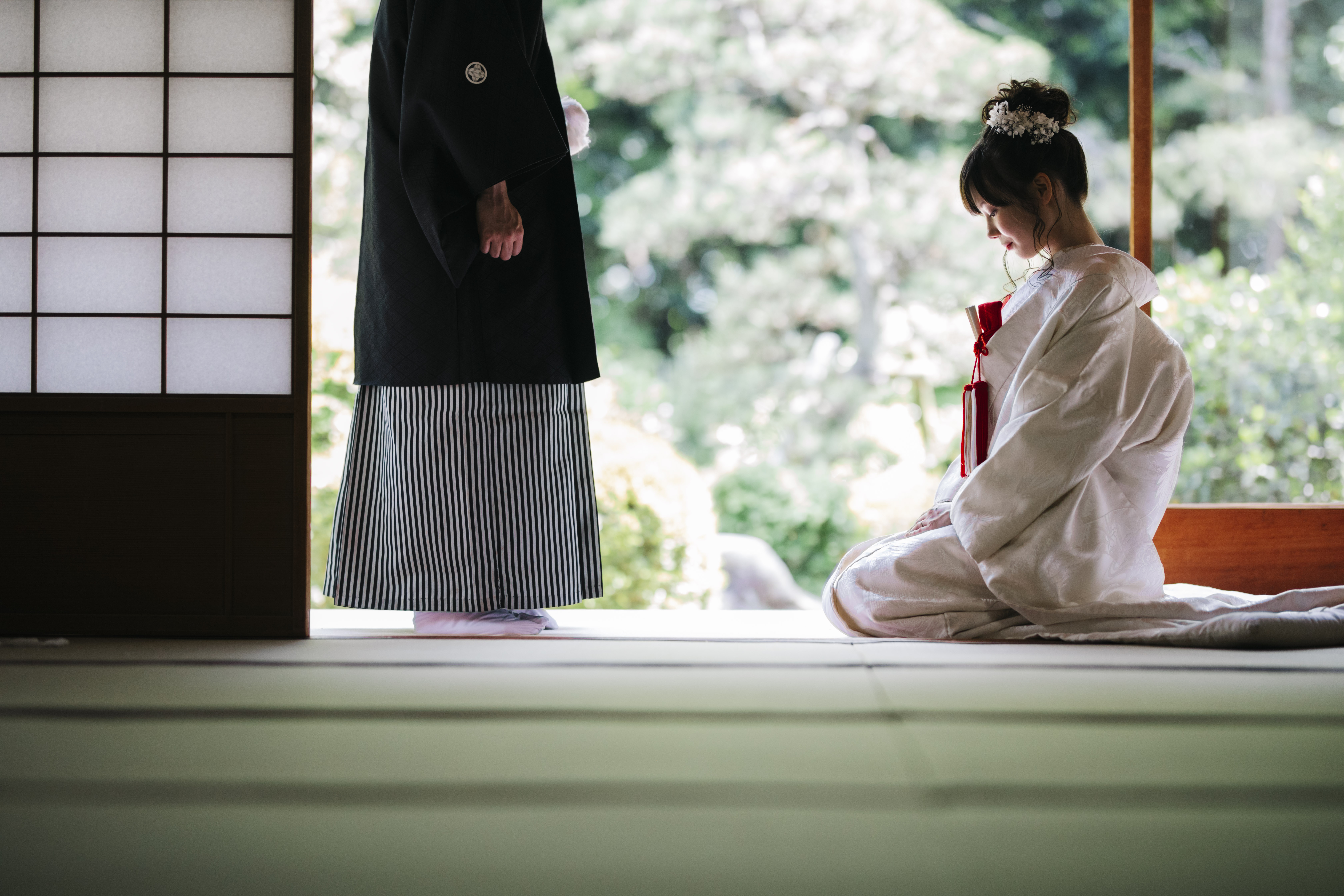 趣深いお和室でのフォト