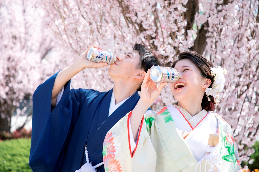 徳川園での桜フォト