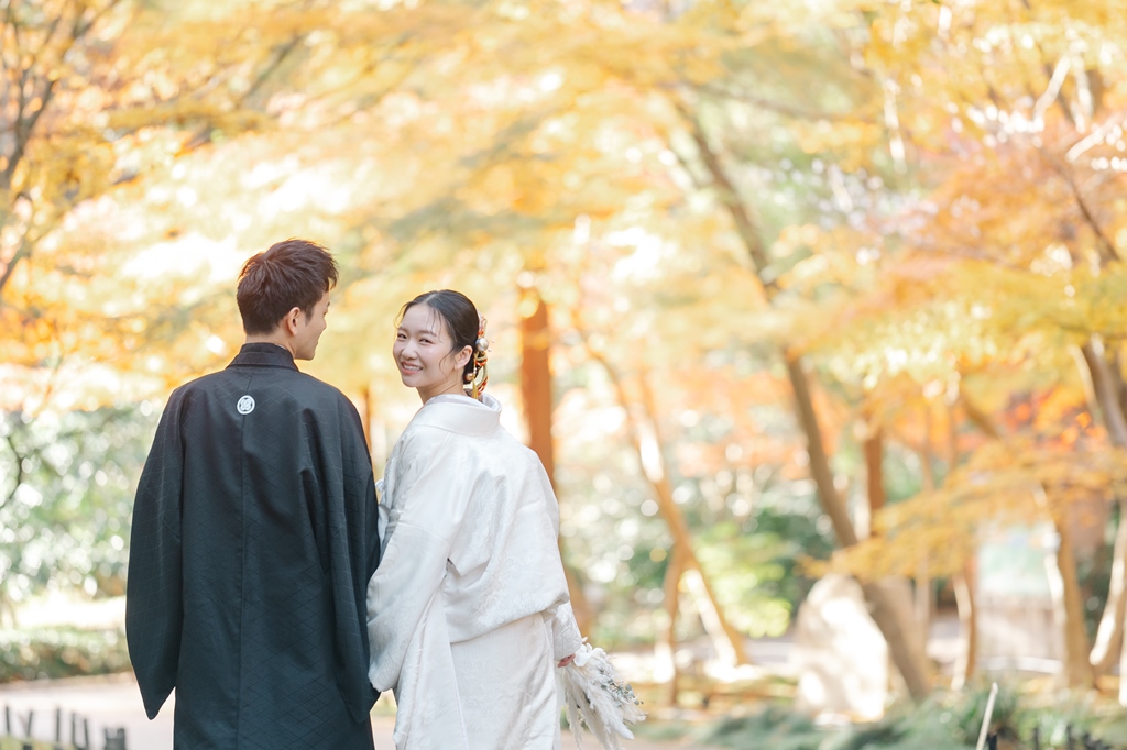 名古屋屈指の紅葉の名所で♡心まで熱くする真紅の紅葉フォト!!