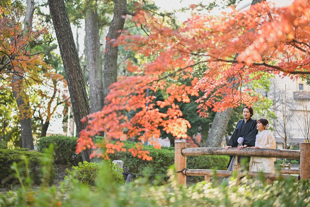 一生忘れられない、かけがえのない思い出に☆彡中村公園での紅葉フォトウェディング！