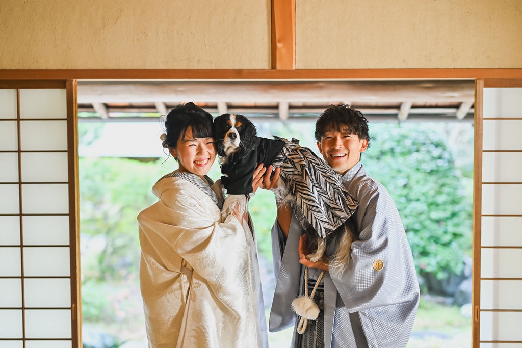 大好きが溢れる撮影に♡愛犬と一緒にフォトウェディング☆彡