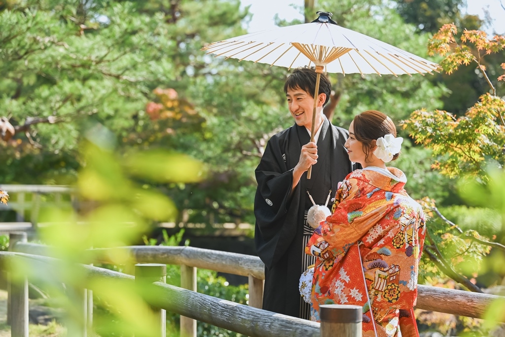 和装が映えるスポットの詰め合わせ♡白鳥庭園で叶える贅沢フォト☆彡