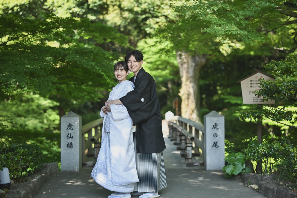 徳川の名を冠する威厳ある日本庭園で、最高の晴れ舞台☆彡