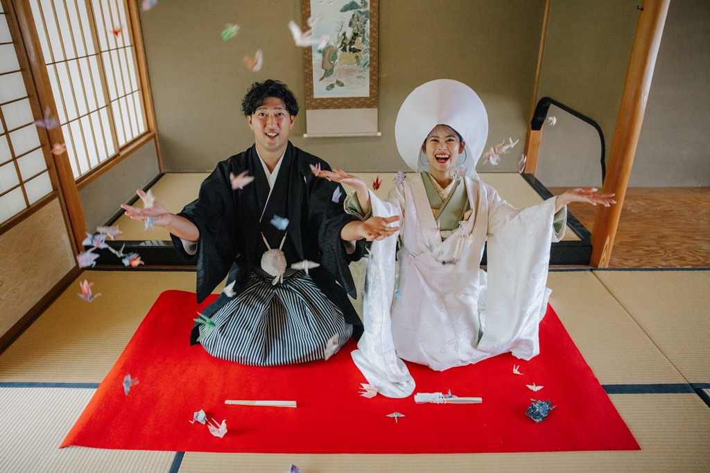 和装がいちばん美しく映える場所。白鳥庭園で叶えた理想の前撮り