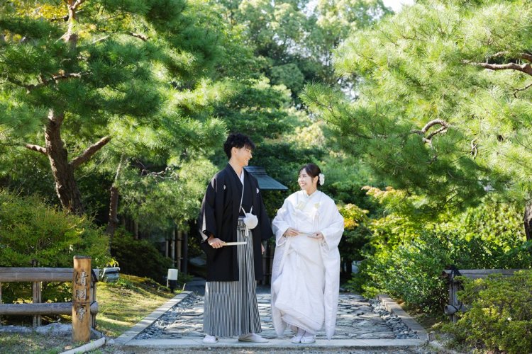 白鳥庭園　白無垢