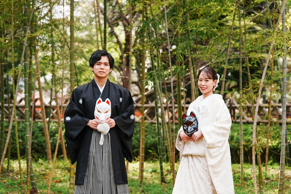 紅葉だけじゃない！？中村公園で撮る和装ウェディングフォト！！