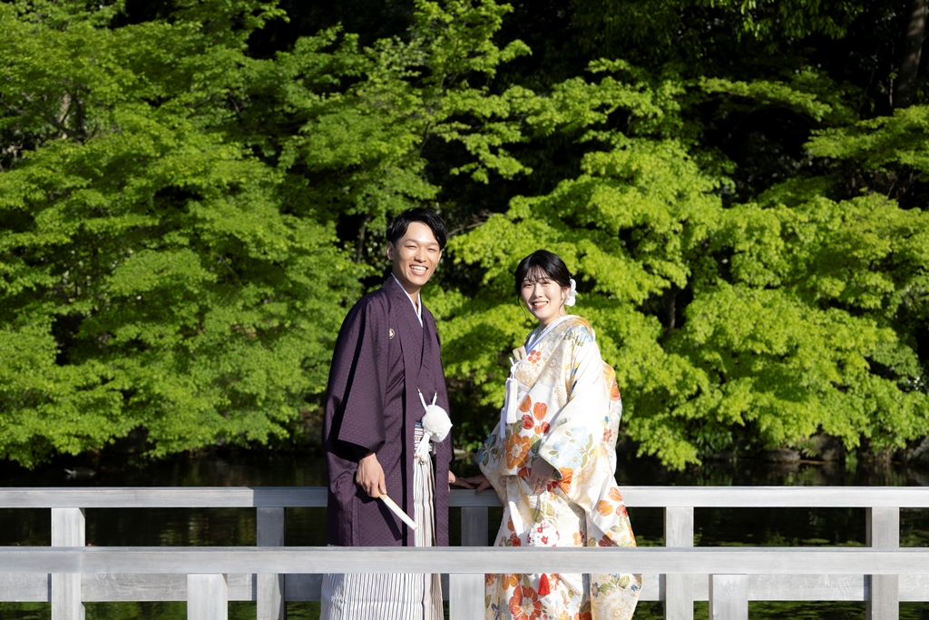 四季折々の美しさに包まれる♡徳川園和装フォト